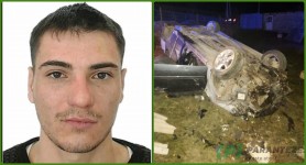 Și-a lăsat pasagera moartă în mașina cu care a făcut accident. Poliția solicită ajutorul cetățenilor pentru a-l găsi pe șofer